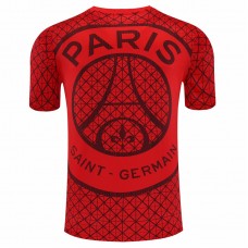 Maillot d'avant-match rouge Paris Saint-Germain pour homme 25-26 Maillot d'avant-match rouge Paris Saint-Germain pour homme 25-26